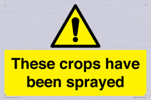 These crops have been sprayed